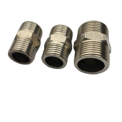 China Suitable For Pipe Lines Connect Water Investment Casting Carbon / Stainless Steel Pipe Fittings Nipples for sale