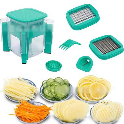 China Viable 12 in 1 Kitchen Multifunctional Vegetable Accessories Vegetable Grater Peeler Carrot Potato Fruit Cutter Slicer Shredder for sale