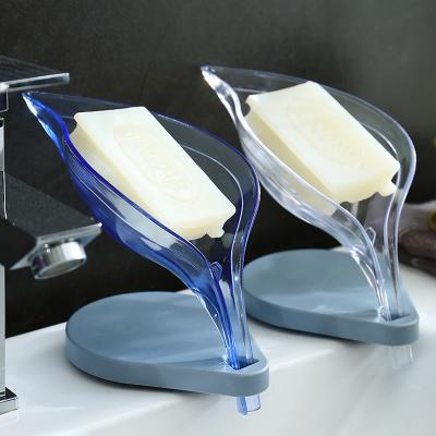 China Modern Household Soap Dish Dispenser Drain Soap Holder Hanger Free Holder for sale