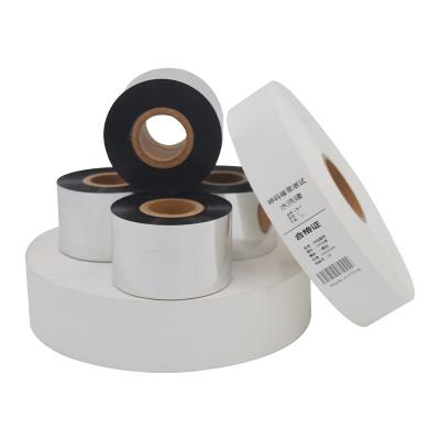 China COMPATIBLE Hot Goods Wholesale China Thermal Transfer Ribbon Roll Wash White Resin Ribbon For Printer Carbon Ribbon Labels for sale