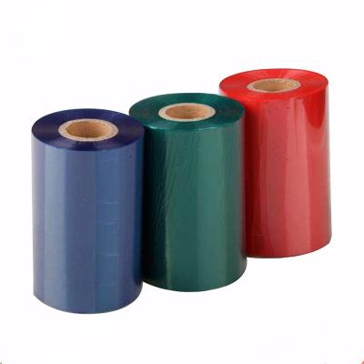 China COMPATIBLE High Quality Custom Color Resin Wax Size Thermal Transfer Tape Ribbon For Coated Paper for sale