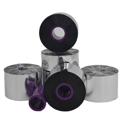 China Original Factory Made Transfer Resin Thermal Printer Ribbons Black Carbon Ribbon For Stickers for sale