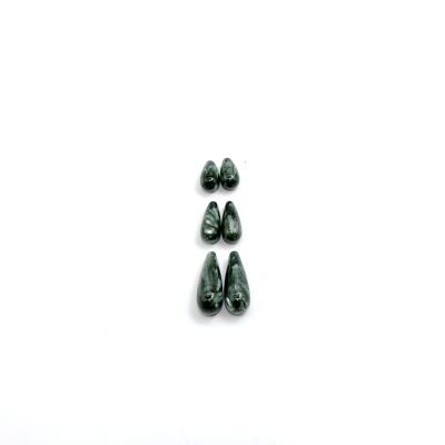 China Wholesale Natural Gemstone Accessories Mens A.C.A. Seraphinte Women Party Gift Loose Beads Water Drop Shape Pendant For Jewelry Making for sale