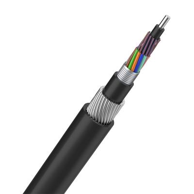 China Direct Burial Anti Rodent Fiber Optic Cable 12 24 48 Cores 96 Cores GYTA33 for sale