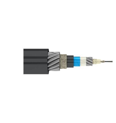 China Anti Rodent Fiber Optic Cable Armored Direct Burial 12 24 48 96 Cores GYTA33 for sale