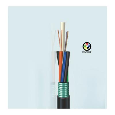 China Hybrid Copper Fiber Optic Duct Cable Uni Tube / Multi Tube 12 24 48 Cores for sale