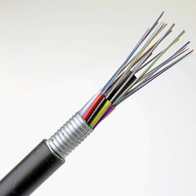 China Underground Fiber Optic Duct Cable Armored GYTS OS2 Fiber 24 Core 48 Core for sale