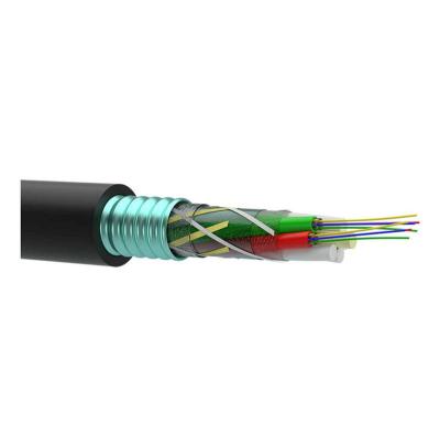 China GYTS Armored Fiber Optic Cable For Burial Duct And Pipes for sale