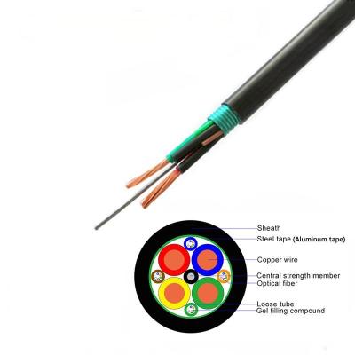 China Armored Composite Fiber Optic Cable GDTS GDTA With Steel Tape for sale