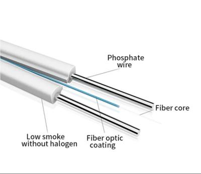 China GJXH cable de fibra óptica 2 4 núcleos multimodo ftth cable con miembro de resistencia FRP en venta