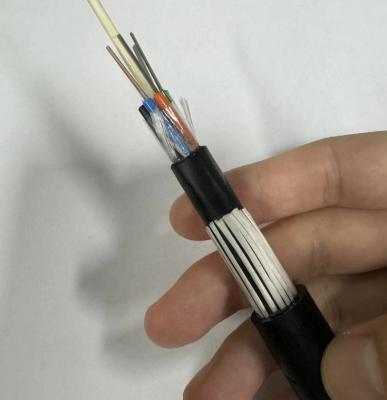 China Anti Rodent Fiber Optic Cable GYFTY63 24 Cores Non-Metallic Strength Member Cable Rat-Roof for sale