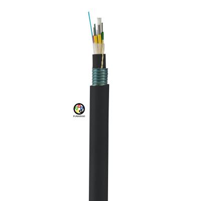 China Direct Burial Fiber Optic Cable 24 Cores 48 Cores 96 Cores GYFTY53 for sale