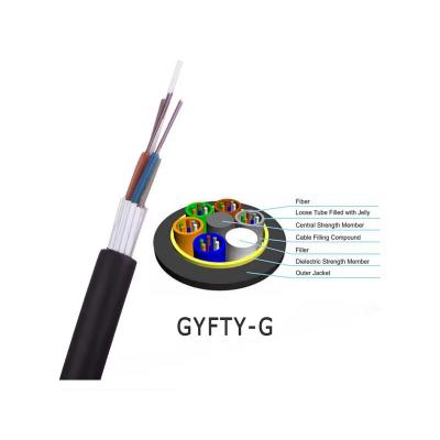 China Anti Rodent Fiber Optic Cable GYFTY-G  Outdoor Duct Non Metallic Loose Tube Singe Mode for sale