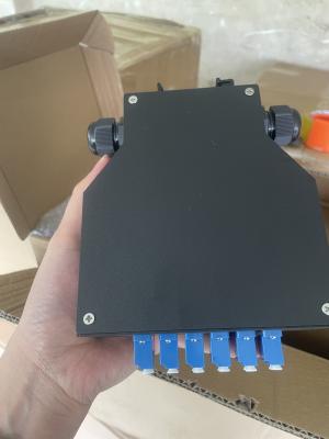 China DIN Rail Fiber Optic Splice Terminal Box Optical Fiber Patch Panel for sale