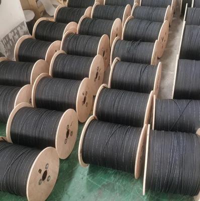 China FTTH Outdoor Drop Cable Op maat gemaakt 1core Fiber Optic Drop Cable 2core 4core Ftth Drop Cable 1 Hilo Fiber Optic Supplier met Steel Messenger Te koop