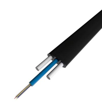 China Outdoor Fiber Optic Cable GYFXTBY Flat All Dielectric Fiber Optic Cable for sale