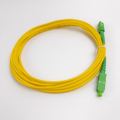 China FTTH Products Outdoor 5.0×2.0mm 1 Meter SM Simplex 9125 FTTH Drop Cable Patch Cord LC SC PC SC APC Connector Simplex Fiber Optic Patch Cord for sale