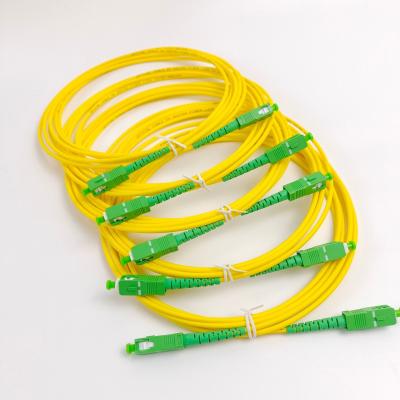 China FTTH Optical Patch Cord Lc Drop Cable Patch Cord With Connector Lc Apc Upc for sale