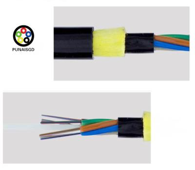 China ADSS FIBER OPTIC CABLE  12 core 24 core 48 core 96 core Single Jacket Fibra Optical Mini Adss Cable for sale