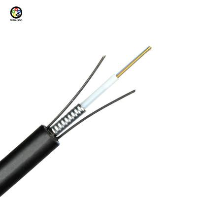 China Outdoor Fiber Optic Cable 12 Core GYXTW Single-Mode Fiber Cable for sale