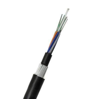 China Anti Rodent Underwater Fiber Optic Cable Outdoor Fiber Optical Cable|Armored Fiber Cable SM OS1 OS2 96 144 288 Core GYFTY33 HDPE for sale