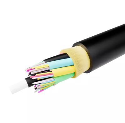 China Fiber Optic Cable 12 Core POLY WIRES OFC ADSS 12F Unarmoured 1 Km for sale