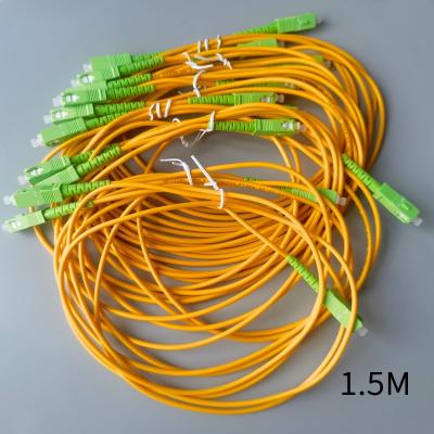 Κίνα Patchcord SC/APC-SC/APC 1m Μονή μονής διπλής ινών G657A 2 προς πώληση