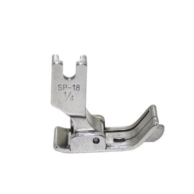 China Hotels SP-18 Steel Presser Foot Sewing Machine Accessory Knife Right and Left Flat Sewing Machine Tangent SP-18 3/16 Presser Feet for sale