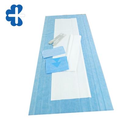 China Disposable 100*180cm Hospital Sterilize Underpad Surgical Bed Cover for sale