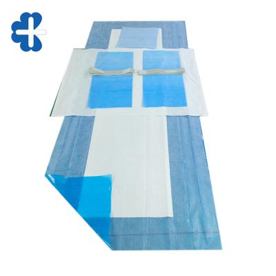 China Chinese Manufacturer Hospital Disposable Surgical Kit Hospital Surgical Cover Bed Sheet 100*230cm-300cm for sale