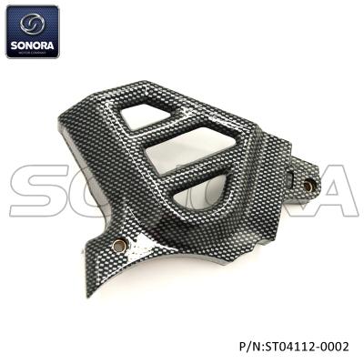 China Minarelli AM6 Sproket Cover - Carbon (P/N: ST04112-0002) High Quality Minarelli AM6 Spare Parts for sale