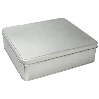 China Food Grade Airtight Rectangular Tin Box For Candy / Cookie / Mint for sale