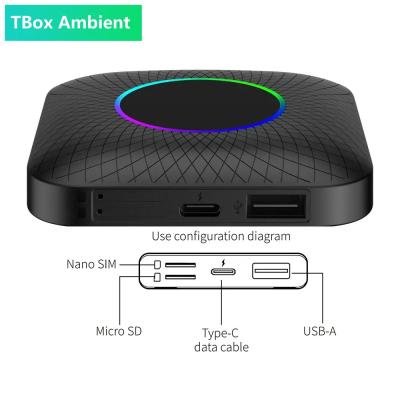 China Multi Media CPC200-Tbox Ambient 8+128gb Ai Box SDM660 Wireless Adapter Carplay Dongle Android Auto Dongle for Asia and Europe for sale