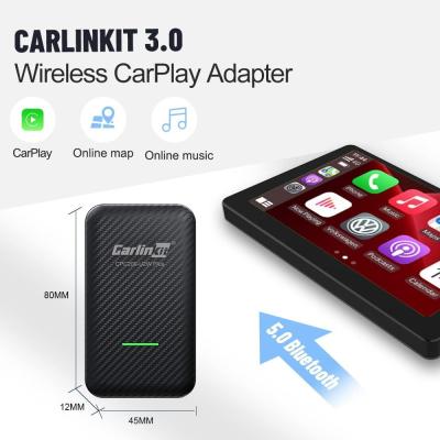 China U2W Car Carplay Wired To Wireless Adapter Portable Multimedia Wireless Car Play Ai Box for sale