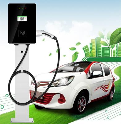 China 22kw New Energy AC Charging Battery Home Wall Car Charging Station Stack Terminal European Standard Fast Charging 7kw 22kw Vertical EV Charger for sale