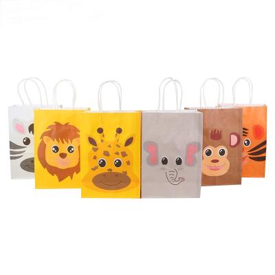 China Recyclable Gifts Bags For Kids Party Christmas Shopping Bag Custom Logo Biodegradable Tote Bag for sale