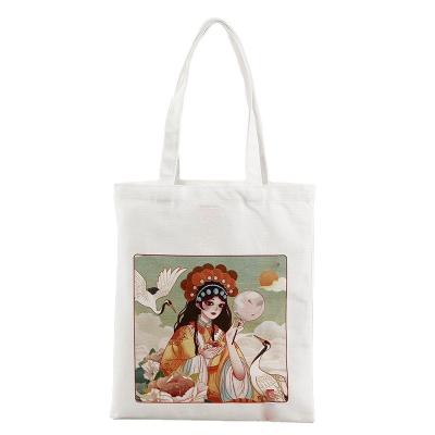 China Other fashion new fashion clothing cotton bag creative canvas creative advertising portable bag shopping handbag for sale