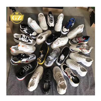 China High Quality Polyester/Cotton Guangzhou Used Clothes,Wholesale 90% New Clean Branded Used Shoes Sneakers for sale