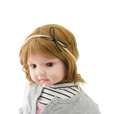 China European and American newborn hair band baby style baby hair circle nylon elastic headband for sale