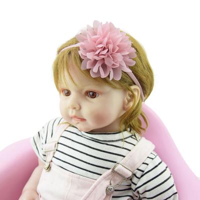 China Fashion Hefu Recommend Baby Nylon Elastic Soft Chiffon Soft Headband Babies Hair Accessories for sale