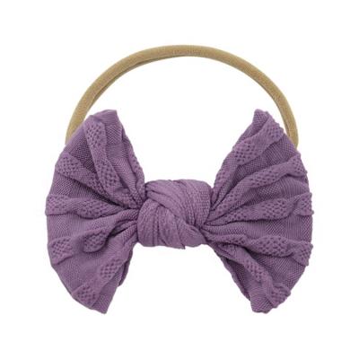 China European and American style European and American style chiffon hair bands new baby floral soft nylon hair band and American accessories for sale