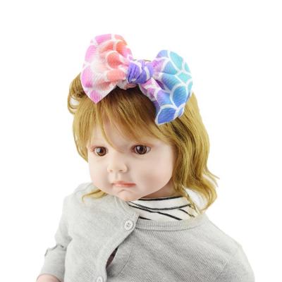 China European and American fashion children's style large hairpin bow hair clips babies hair accessories for sale