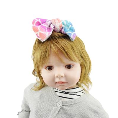 China Fashion Children's Hairpin Bow Hair Clips Infant Printed Headdress Babies Hair Accessories for sale