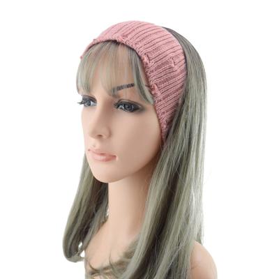 China European and American fashion perforated single-layer knitted headband for sale