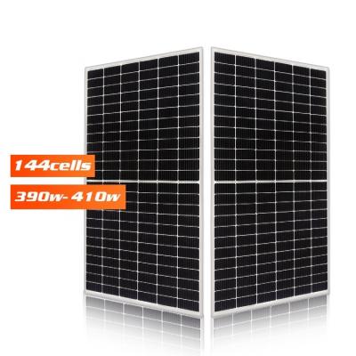 China 20A 9BB Residential Solar Home Use 390W 395W 400W 405W 410W Half Cell PERC Solar Panel for sale