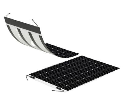 China Solar Panel 90W 100W 185W 310W 375W 430W Ultralight Semi Flexible Solar Panel For Roof For Outdoor Use 166mmx166mm for sale