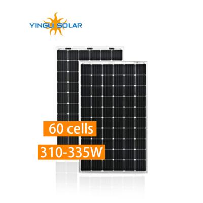 China Panda Yingli Solar Panel 60 Series Commercial Dual Cells 310W 315W 320W 325W 330W 335W Glass Mono Crystal Silicon Bifacial for Home for sale