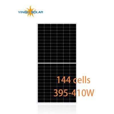 China Yingli Energy 144 Half Cells 395w 400w 405w 410w Commercial High Quality Green Solar Panel Mono Yingli Price Solar Panels For Public Use for sale