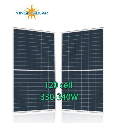 China Yingli china supplier 120 commercial half cell 325W 330W 335W 340W mono solar panel for European Lebanon Turkey market import solar panels for sale