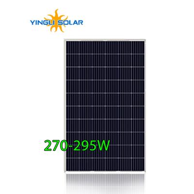 China High Quality Commercial Yingli Solar Panels 270 Watt 275w 280w 285w 290w 295w Solar Panel China Supplier With CE TUV ETL Certificates for sale